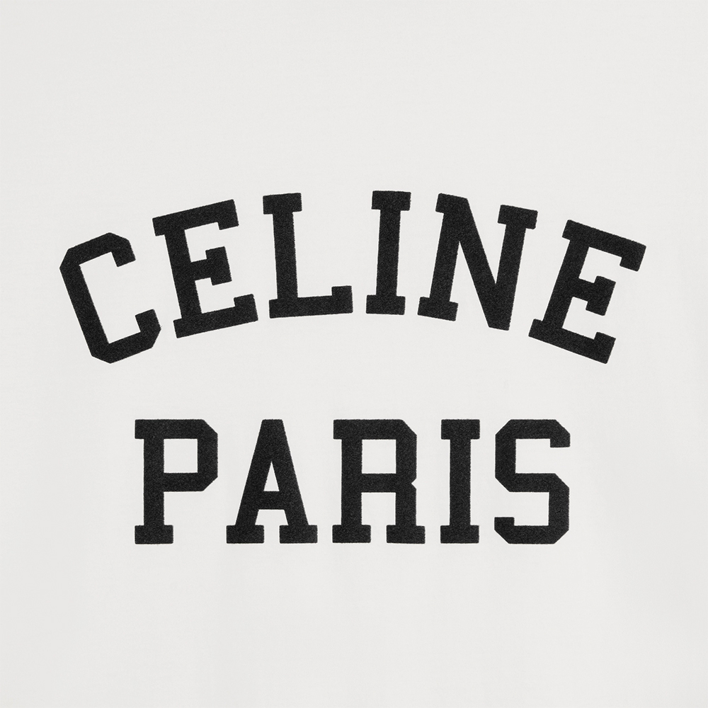 셀린느 PARIS 루즈 반팔 티셔츠 화이트 네이비 블랙 남성